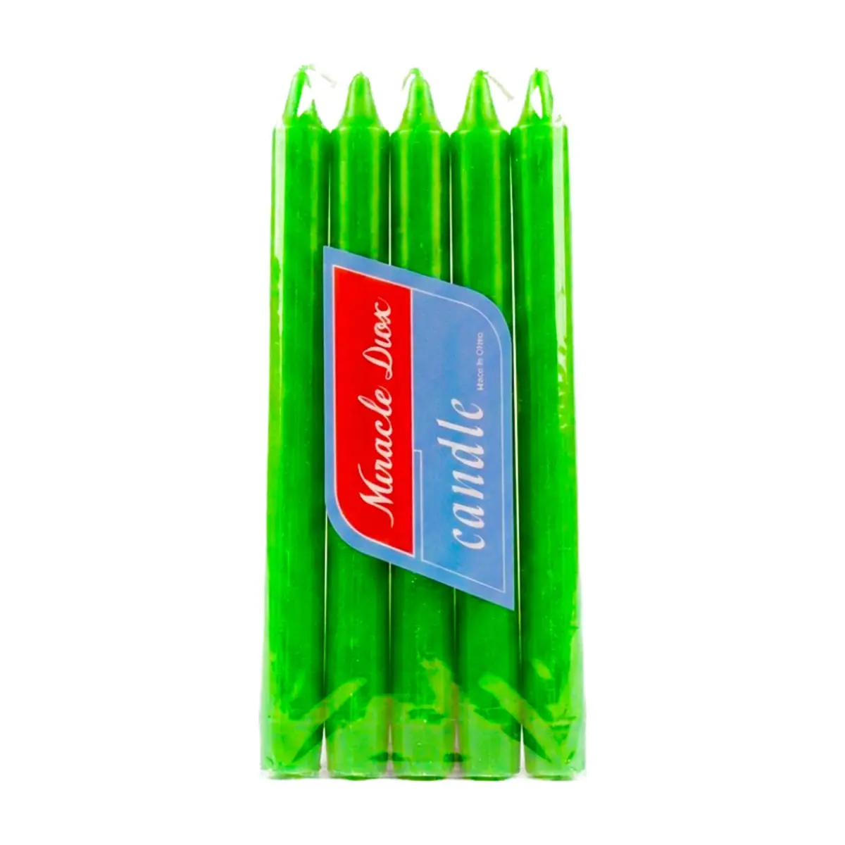 Velas color verde Miracle Diox (10 U) - Thumbnail 2