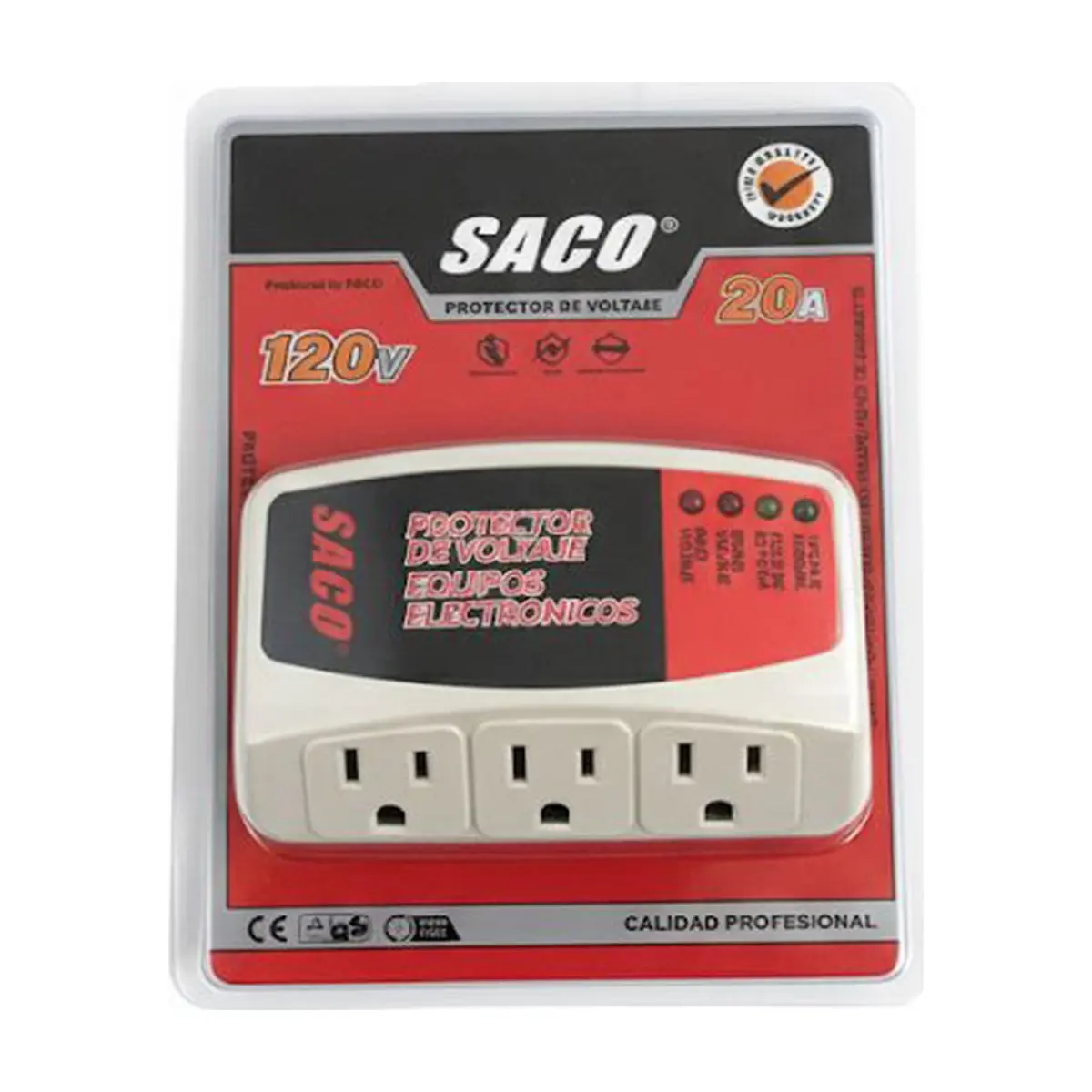 Protector de Voltaje SACO 04-FR-34016 (1 U)
