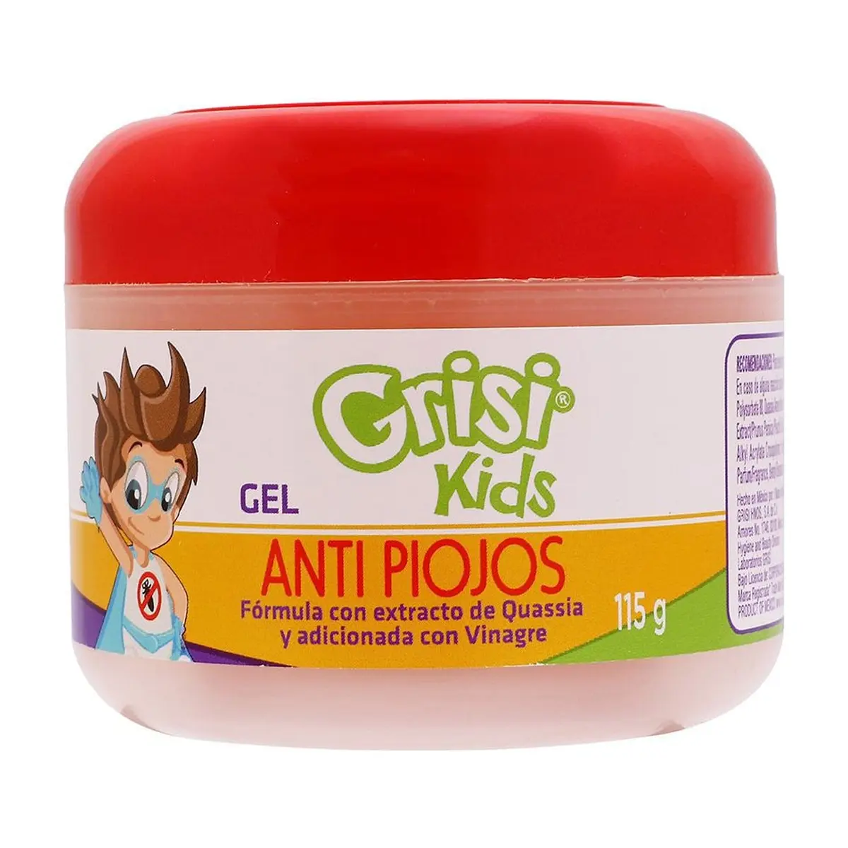 Gel infantil anti piojos Grisi (115 g / 4.05 oz)