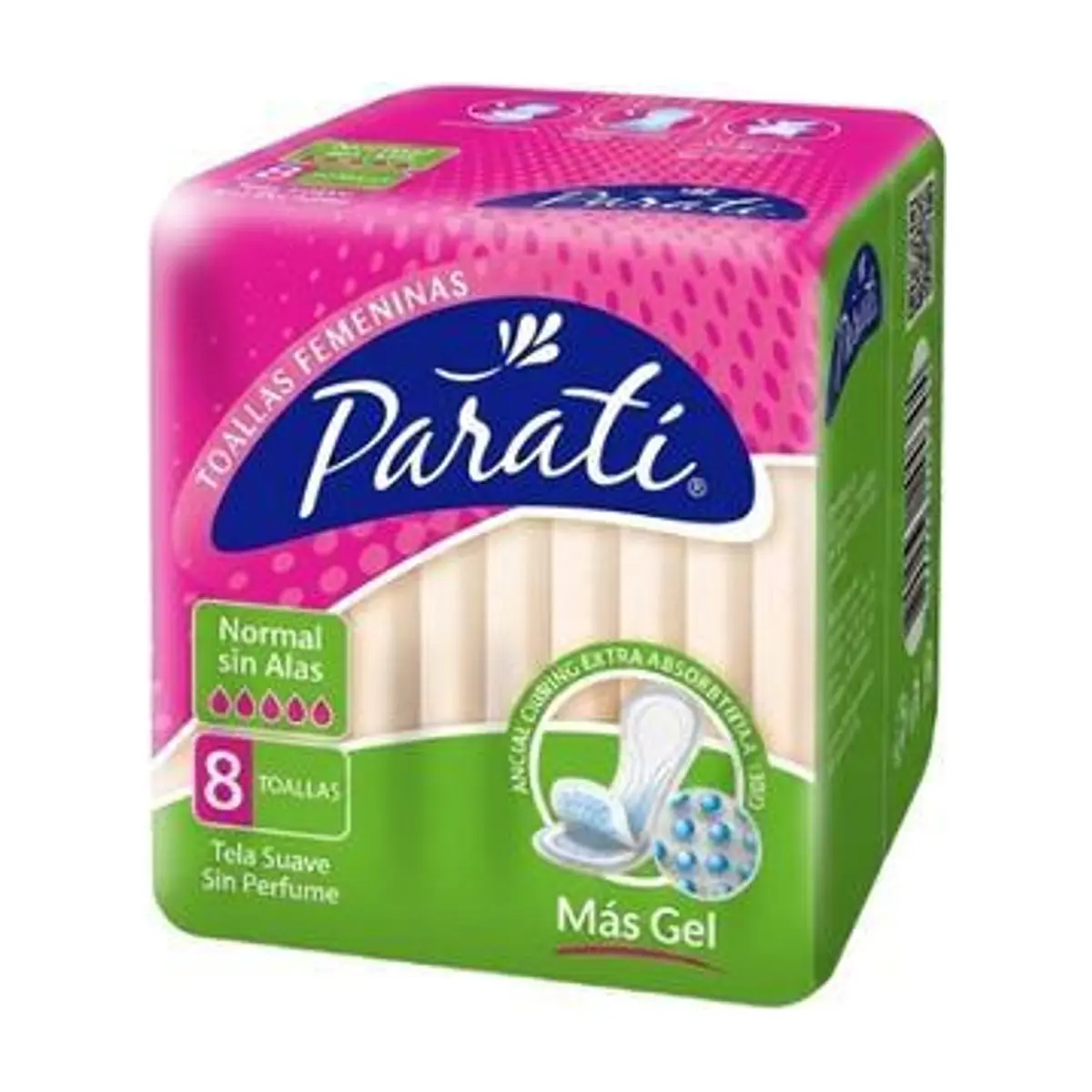 Toallas Higiénicas Normales sin Alas (8U) PARATI