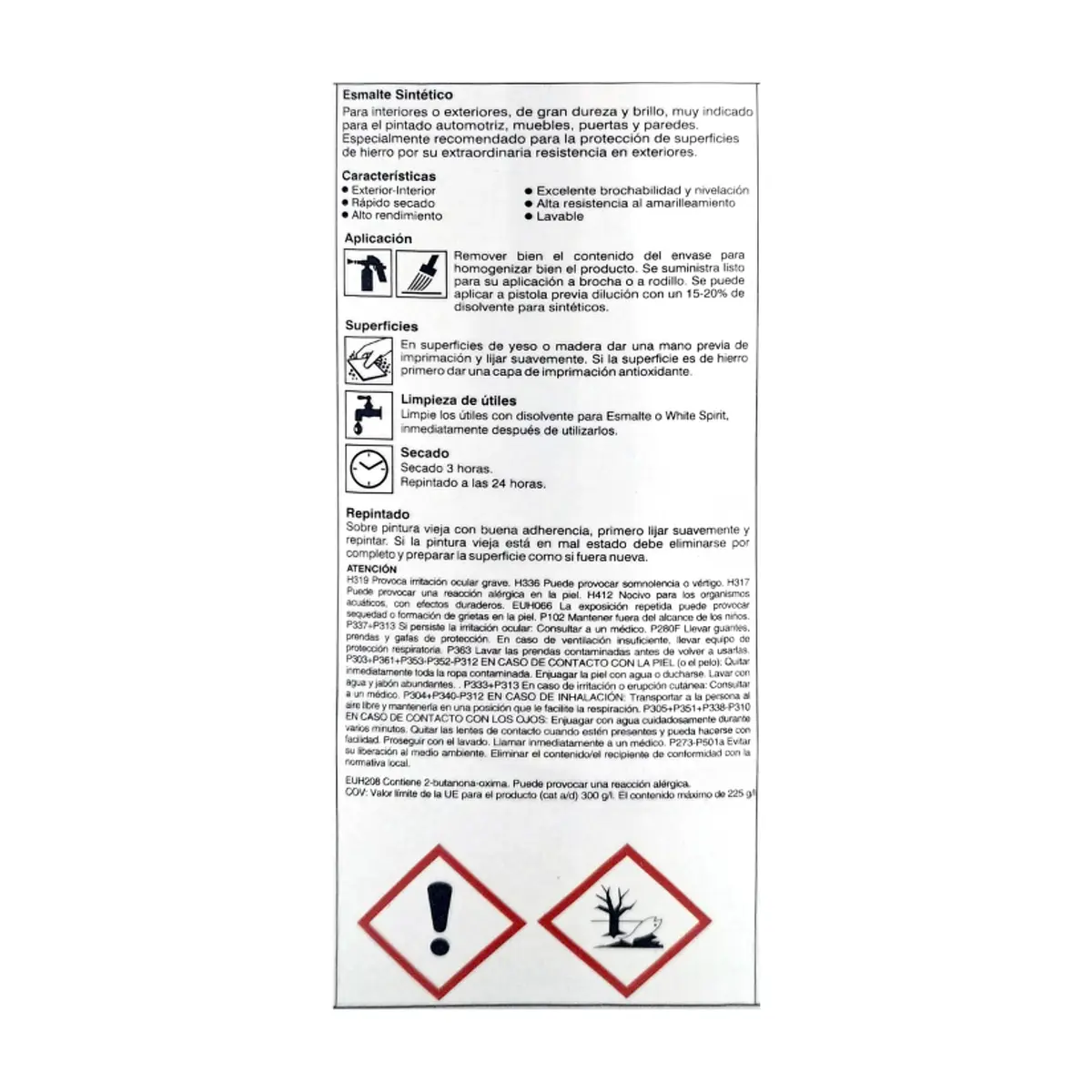 Pintura esmalte interior y exterior color rojo bermellón Campilux Tropical (4 L) - Miniatura 4
