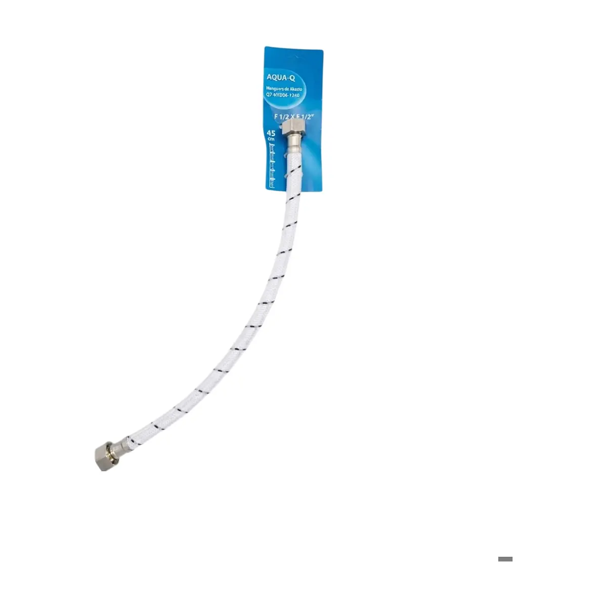 Manguera de abasto - latiguillo- 1/2 x 1/2 pulgada flexible Aqua-Q
