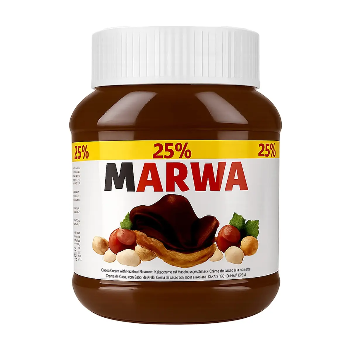 Crema de avellanas con cacao Marwa (350 g / 12.35 oz)