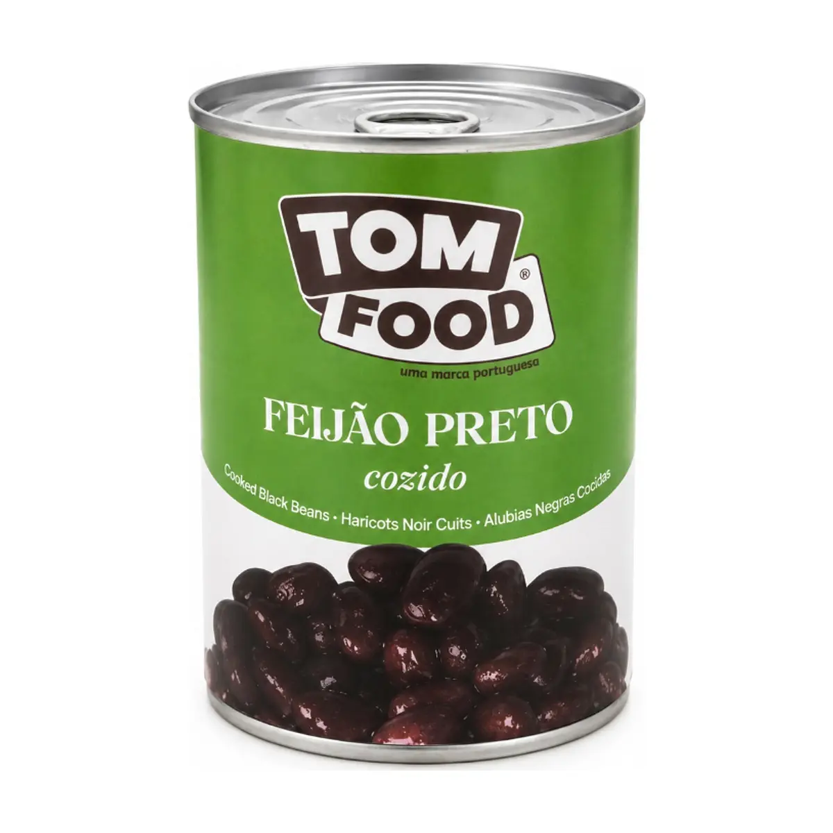 Frijoles negros cocidos Tom Food (12 x 425 g / 15 oz) - Thumbnail 2