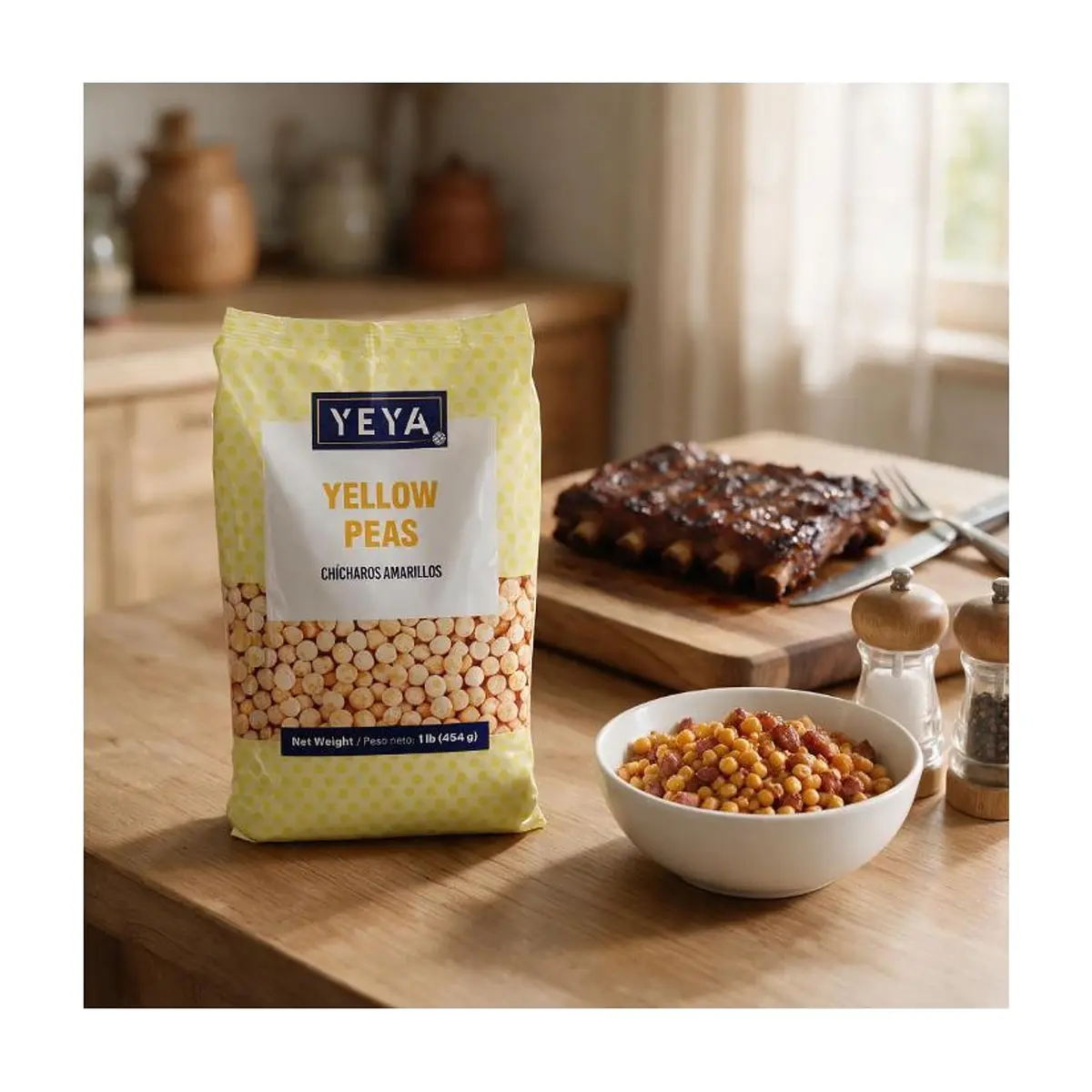 Chícharos amarillos YEYA (454 g / 1 lb) - Thumbnail 4