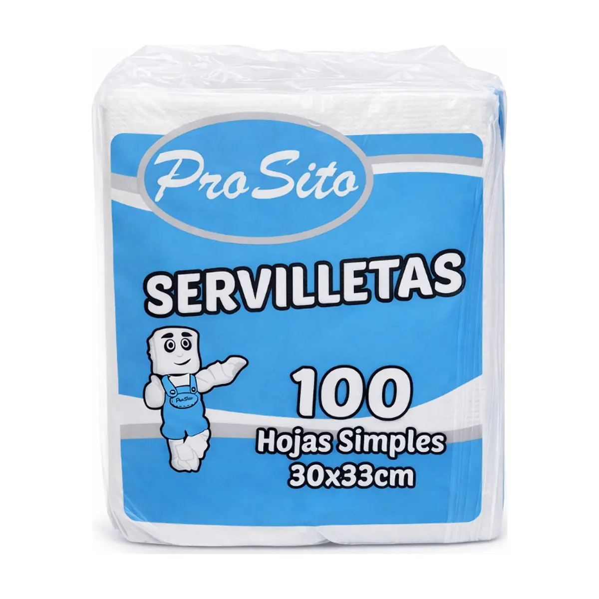 Servilletas hojas simples 30 x 33 cm ProSito (100 U)