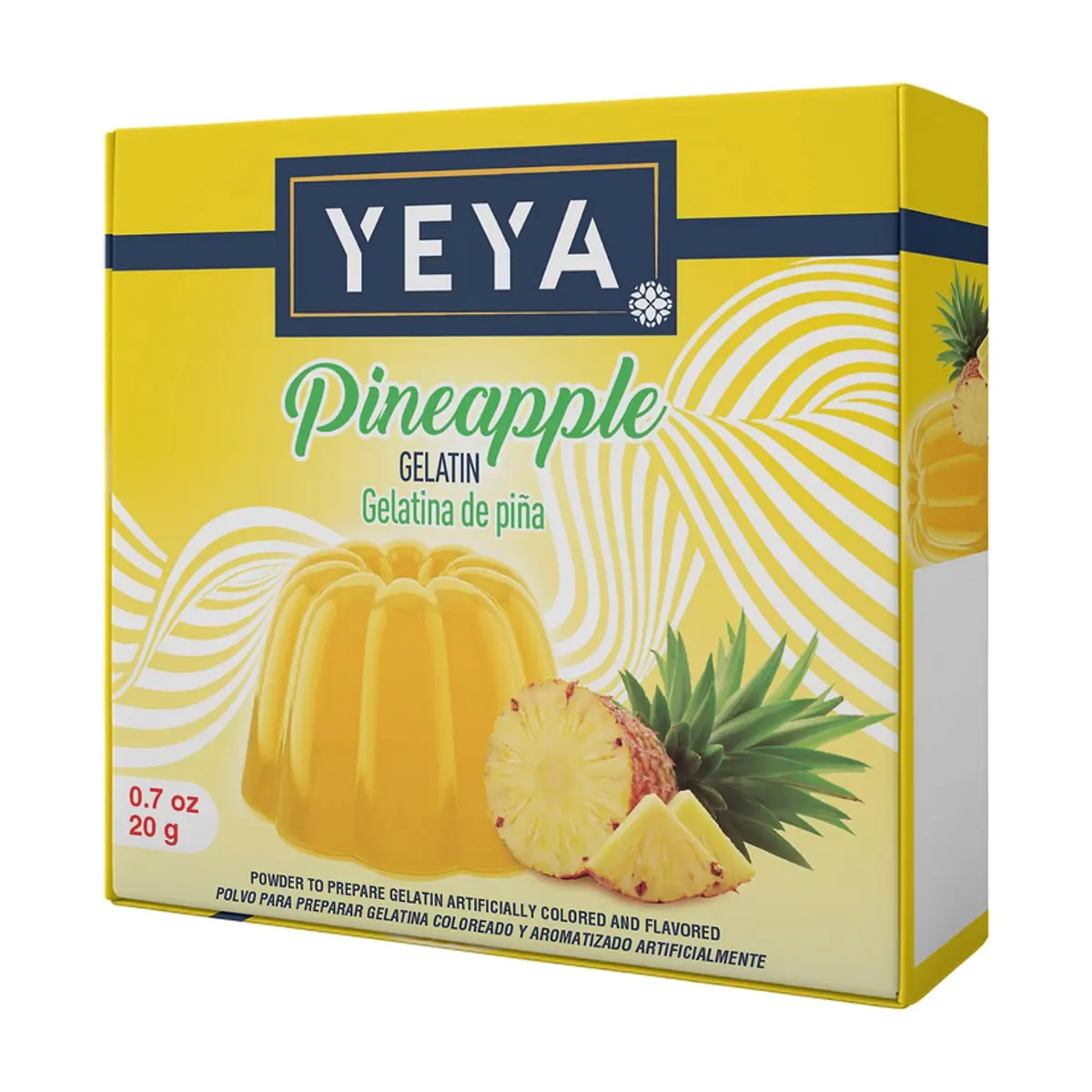 Gelatina sabor piña YEYA (20 g)