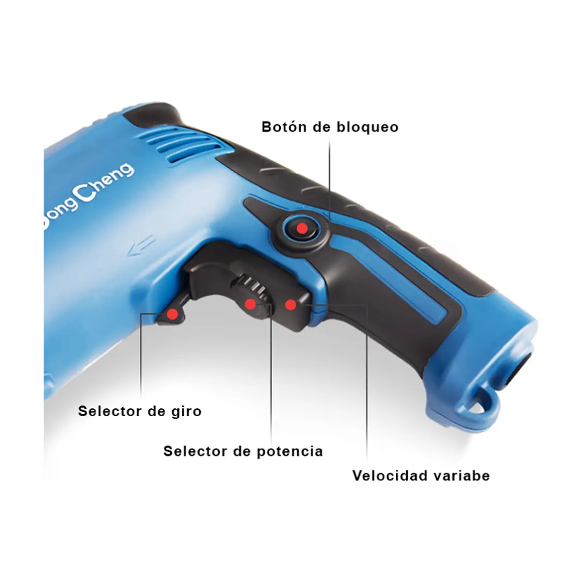 Taladro con percutor de 710 W y 16 mm DongCheng DZJ16 - Thumbnail 3