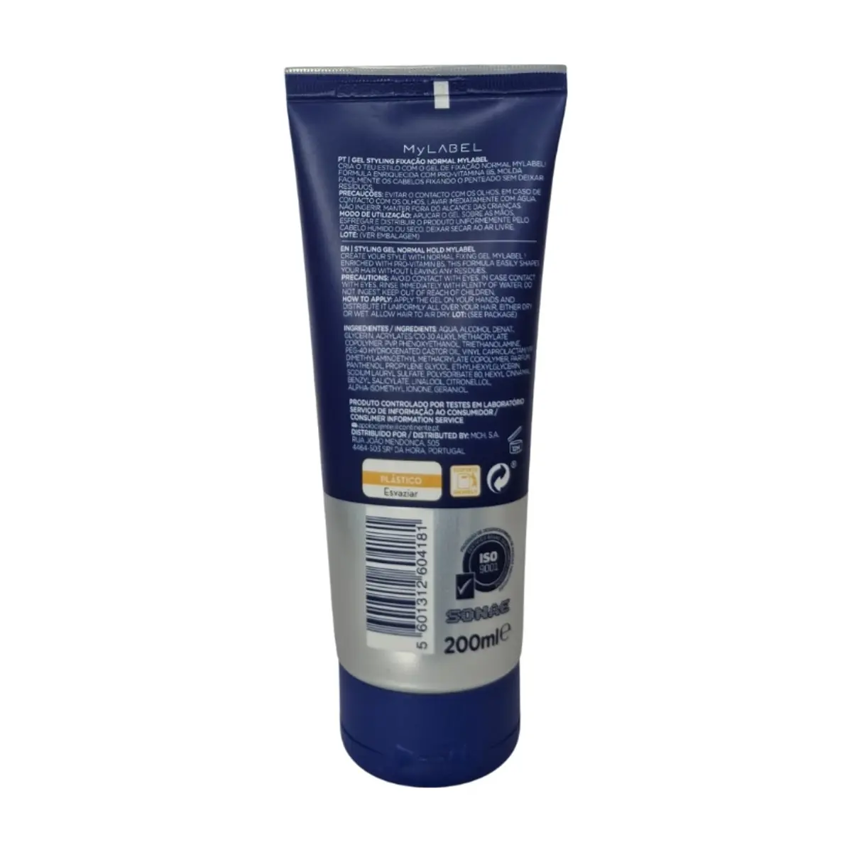 Gel para el cabello de hombre fijación normal MyLabel (200 ml / 6.76 fl oz) - Thumbnail 2