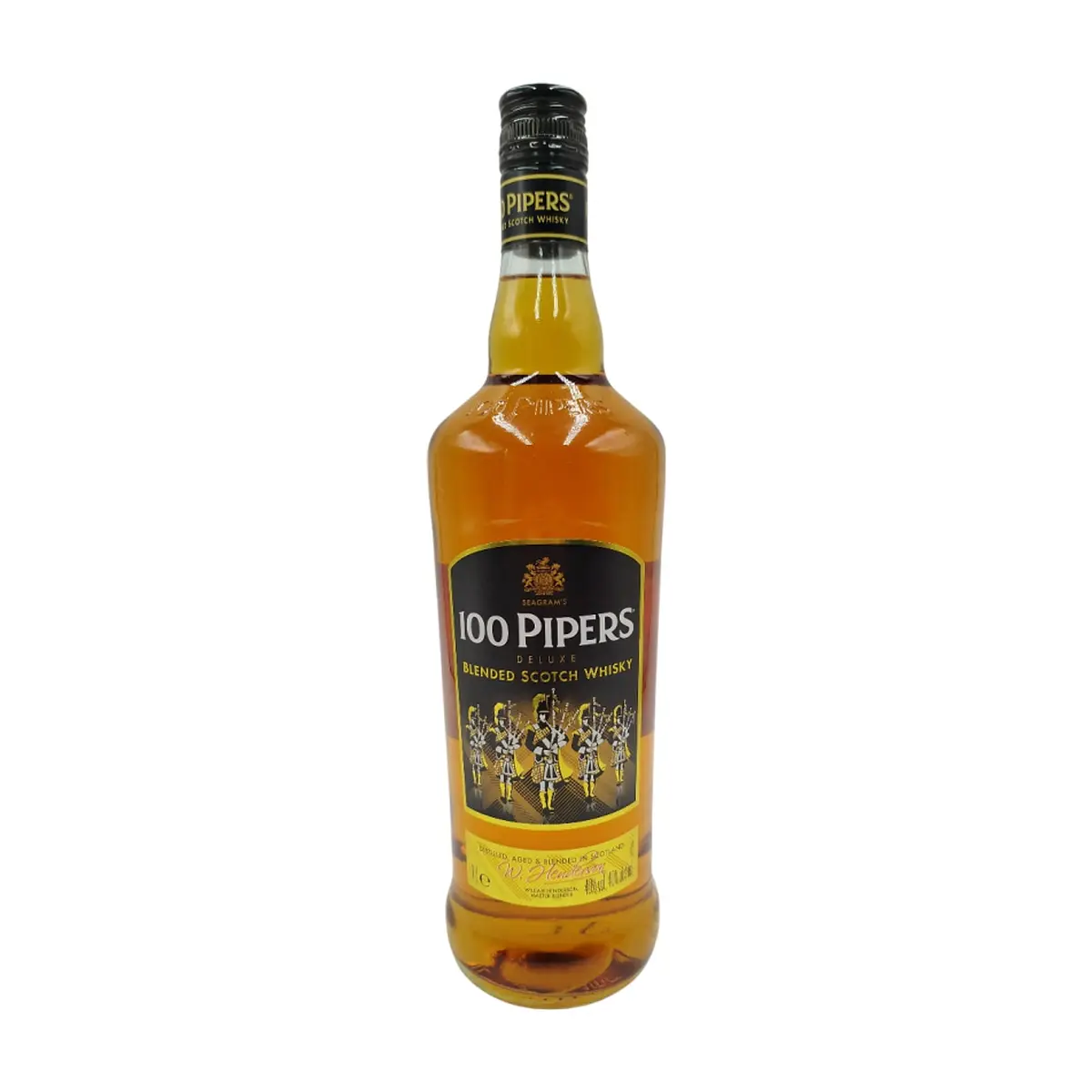 Botella de whisky 100 Pipers (1 L) - Thumbnail 4