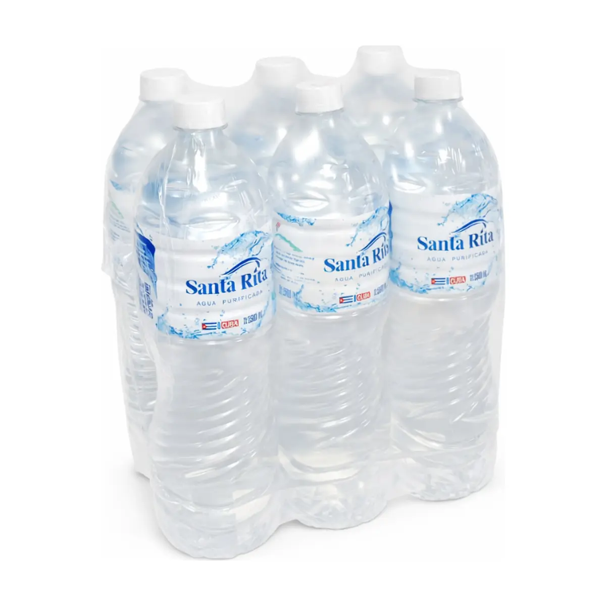 Agua purificada Santa Rita (6 x 1500 ml)