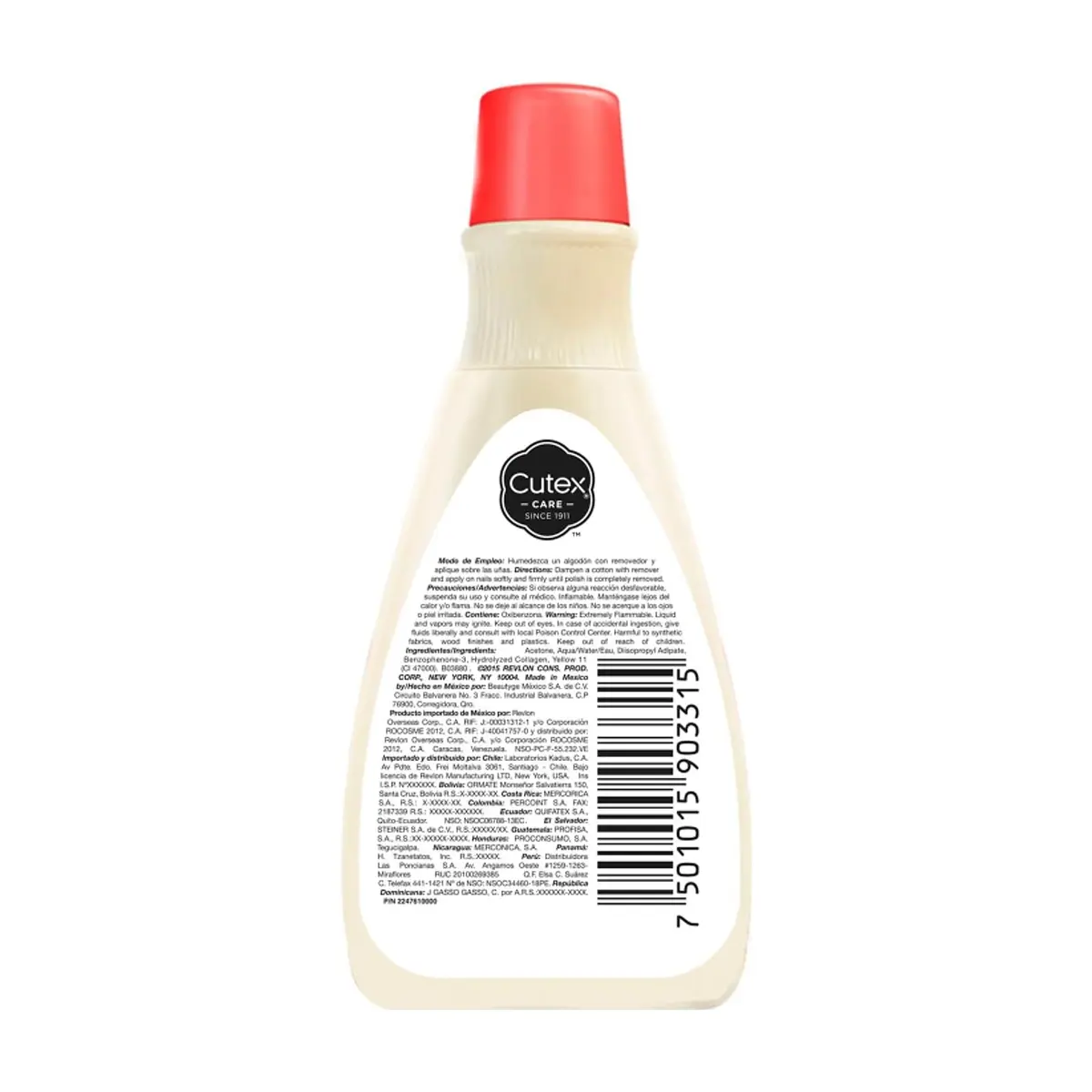 Removedor de esmalte original con proteína Cutex (50 ml) - Miniatura 2