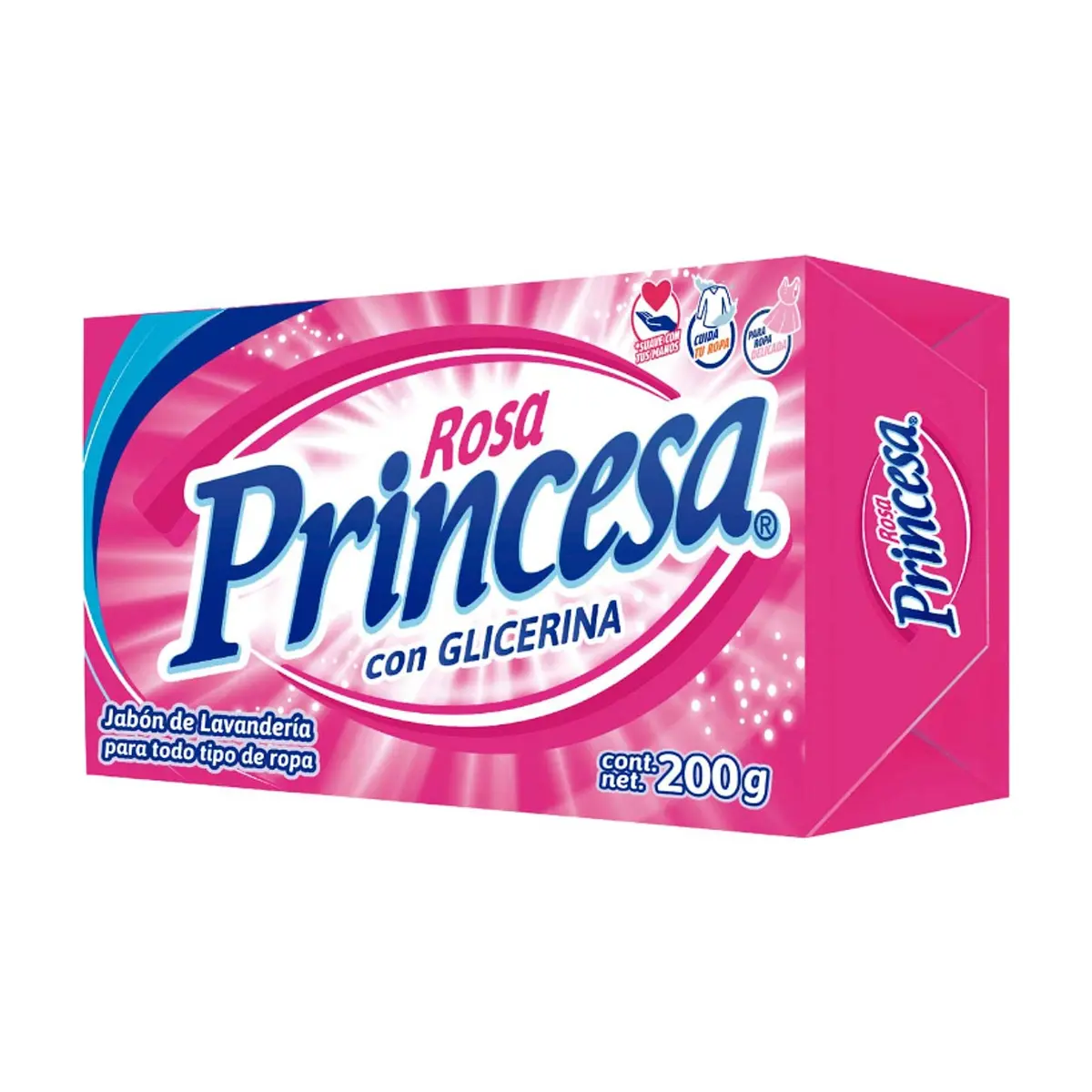 Jabón de lavar rosa Princesa (200 g / 7.05 oz) - Miniatura 2
