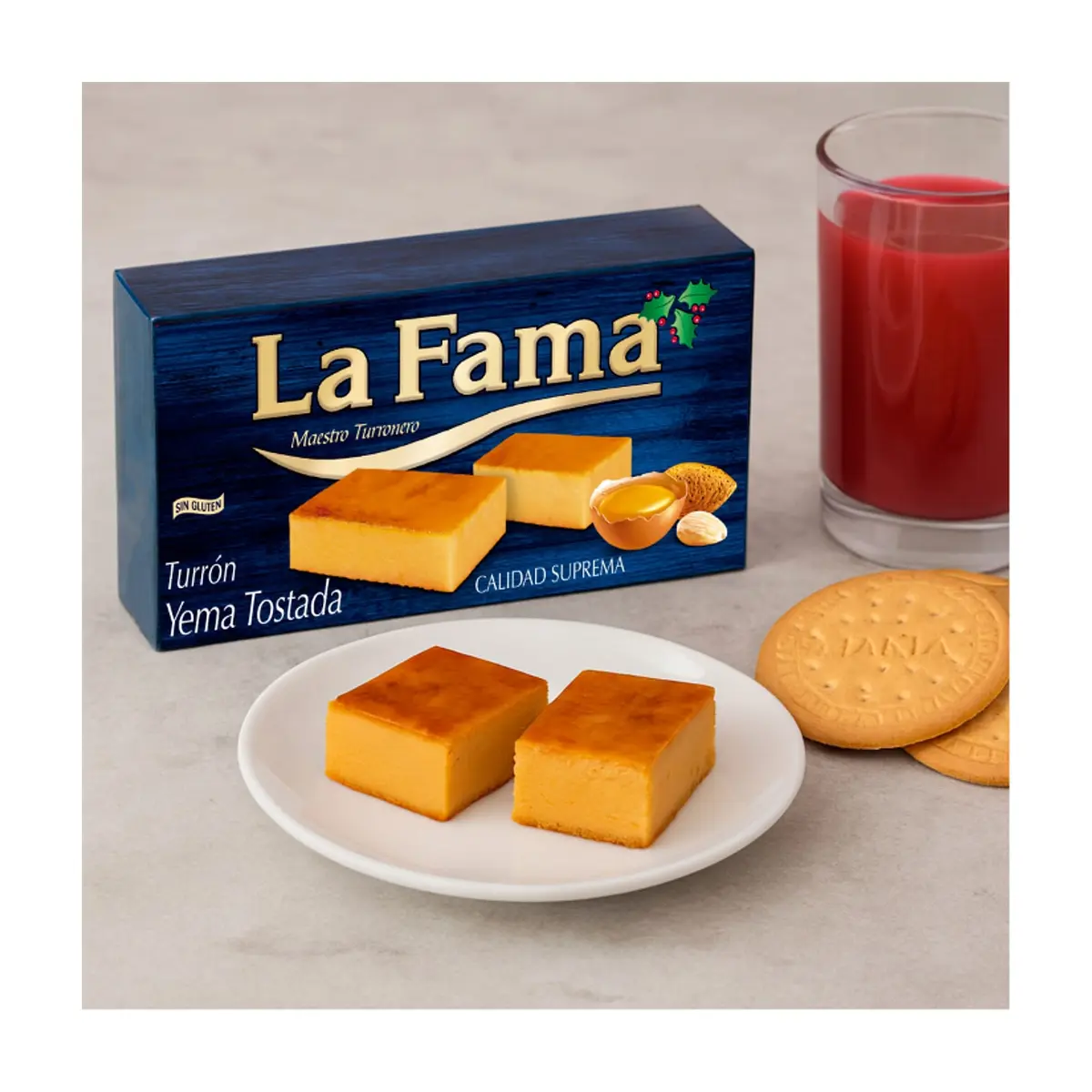Turrón de yema tostada La Fama (200 g / 7 oz) - Miniatura 4