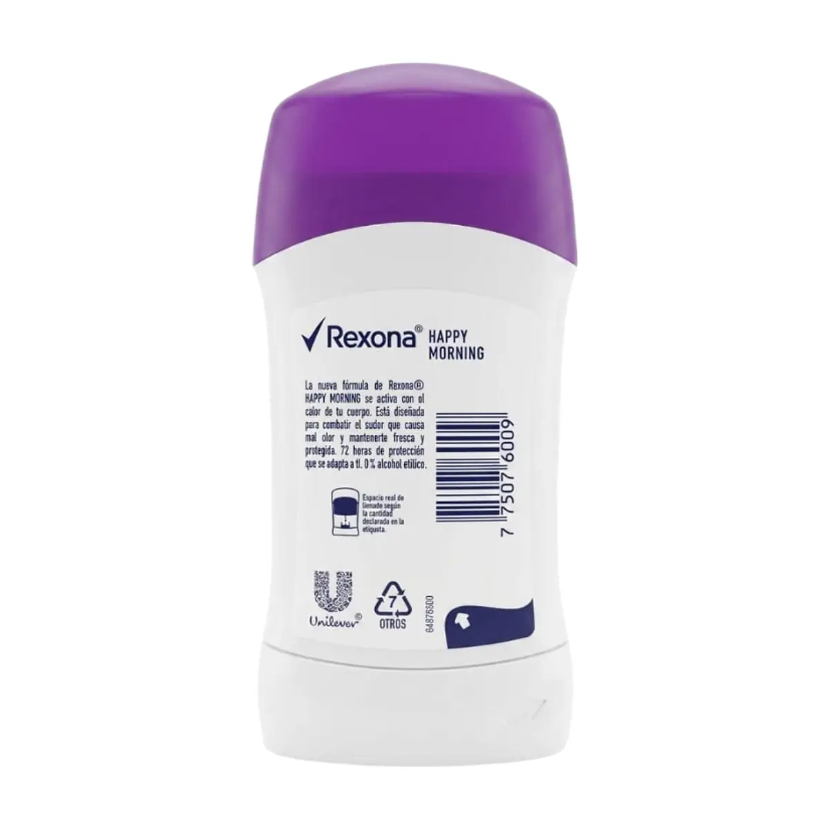 Desodorante en barra antitranspirante para mujeres 72 h Rexona Happy Morning (45 g / 1.59 oz) - Miniatura 2
