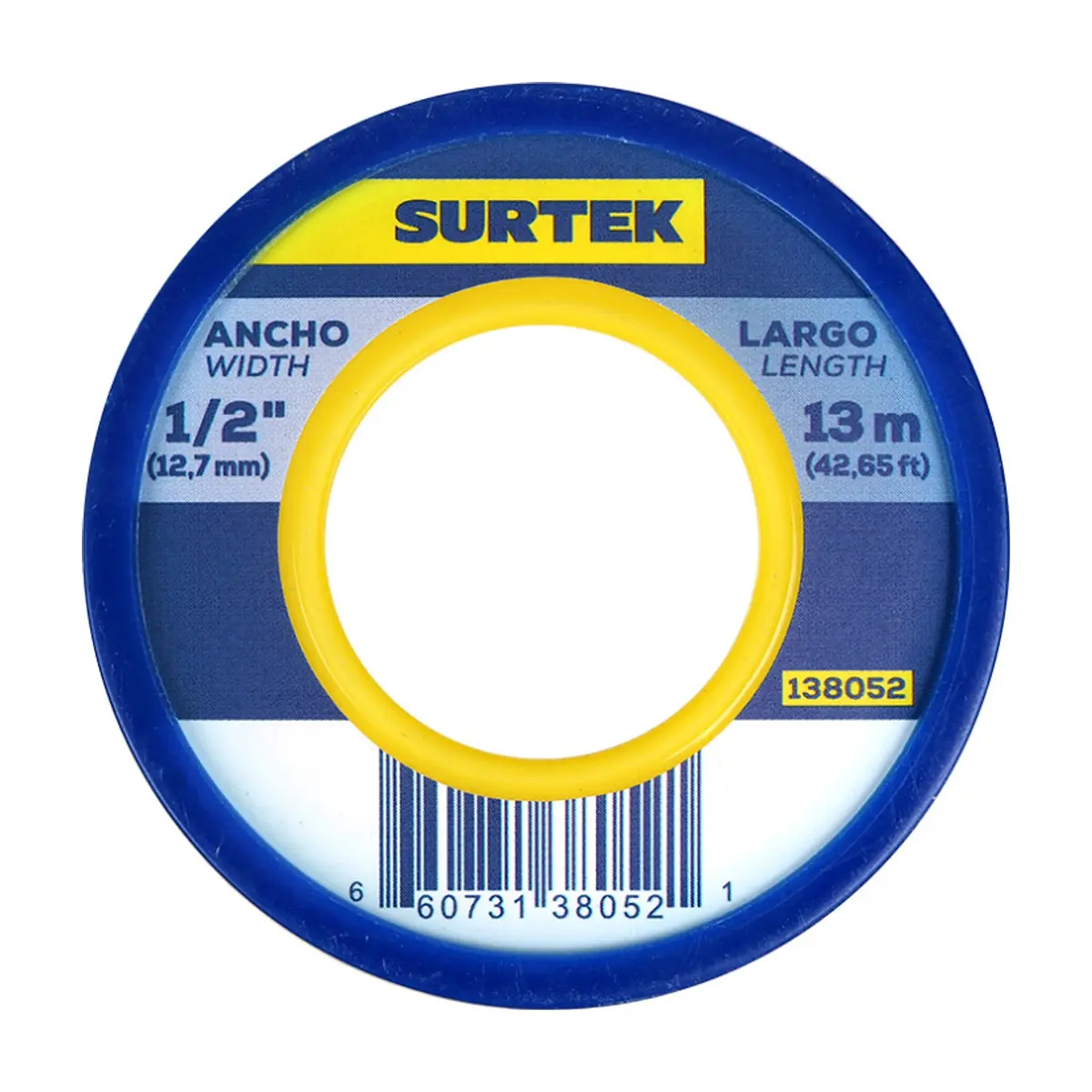 Cinta sella roscas 1/2'' x 13 m 138052 Surtek - Thumbnail 3