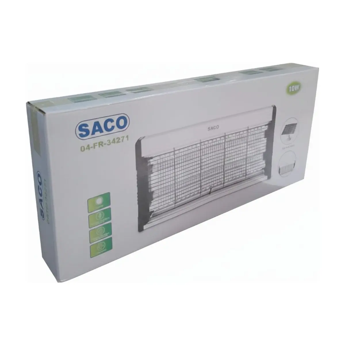 Lámpara antimosquitos 10 W con panel solar Saco 04-FR-34271 - Thumbnail 3
