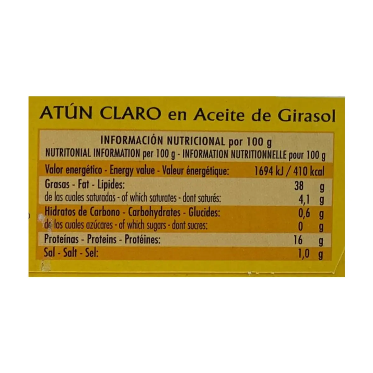 Atún claro en aceite de girasol Boya (210 g / 7.41 oz) - Thumbnail 4