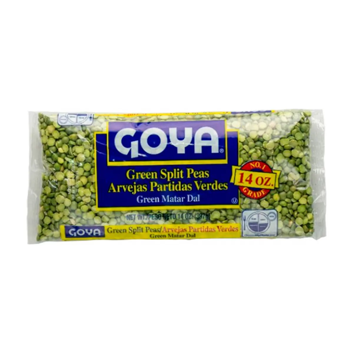 Arvejas partidas verdes - chícharos - Goya (397 g / 14 oz)