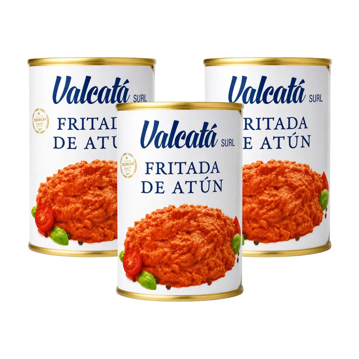 Fritada de atún Valcatá SURL (3 x 430 g / 15.17 oz)