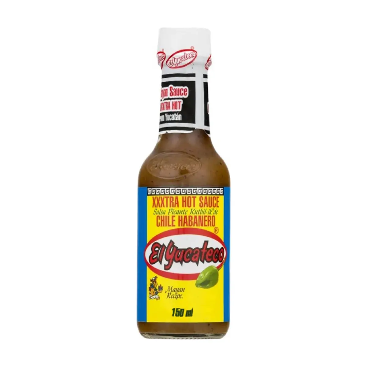 Salsa extra picante kutbil-ik de chile habanero El Yucateco (150 ml)