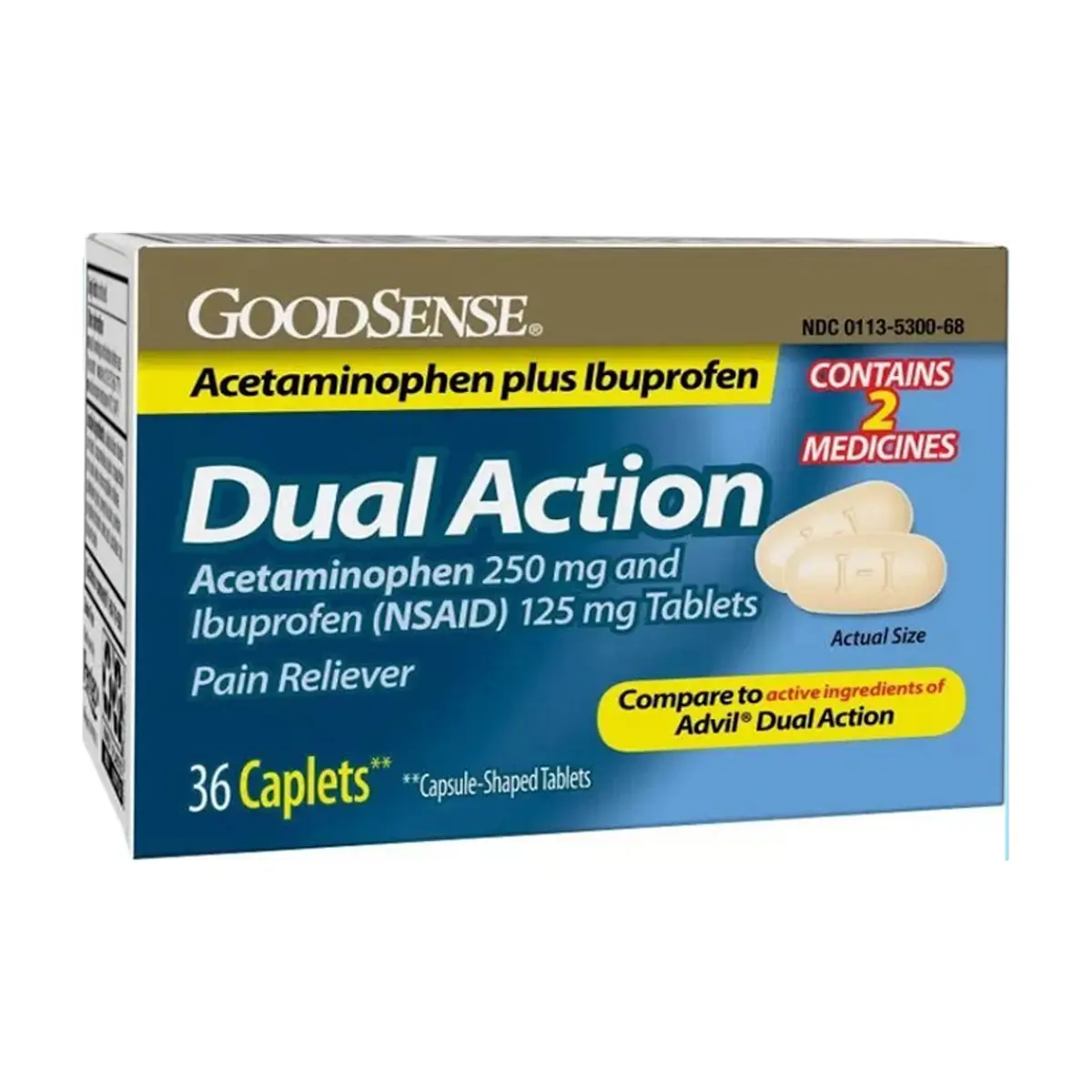 Acetaminofén 250 mg + Ibuprofeno 125 mg GoodSense (36 tabletas) - Thumbnail 5