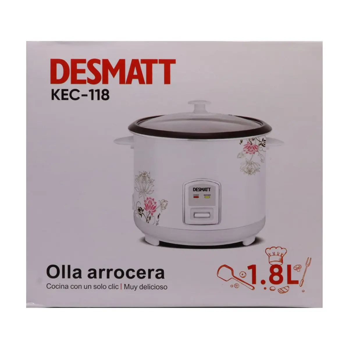 Olla arrocera Desmatt KEC-118 - Thumbnail 2