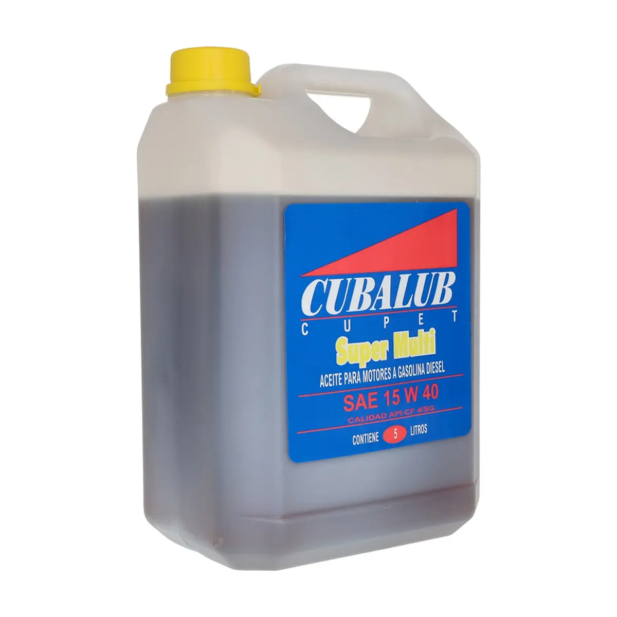 Aceite de motor Super Multi 15W-40 Cubalub (5 L) - Thumbnail 2