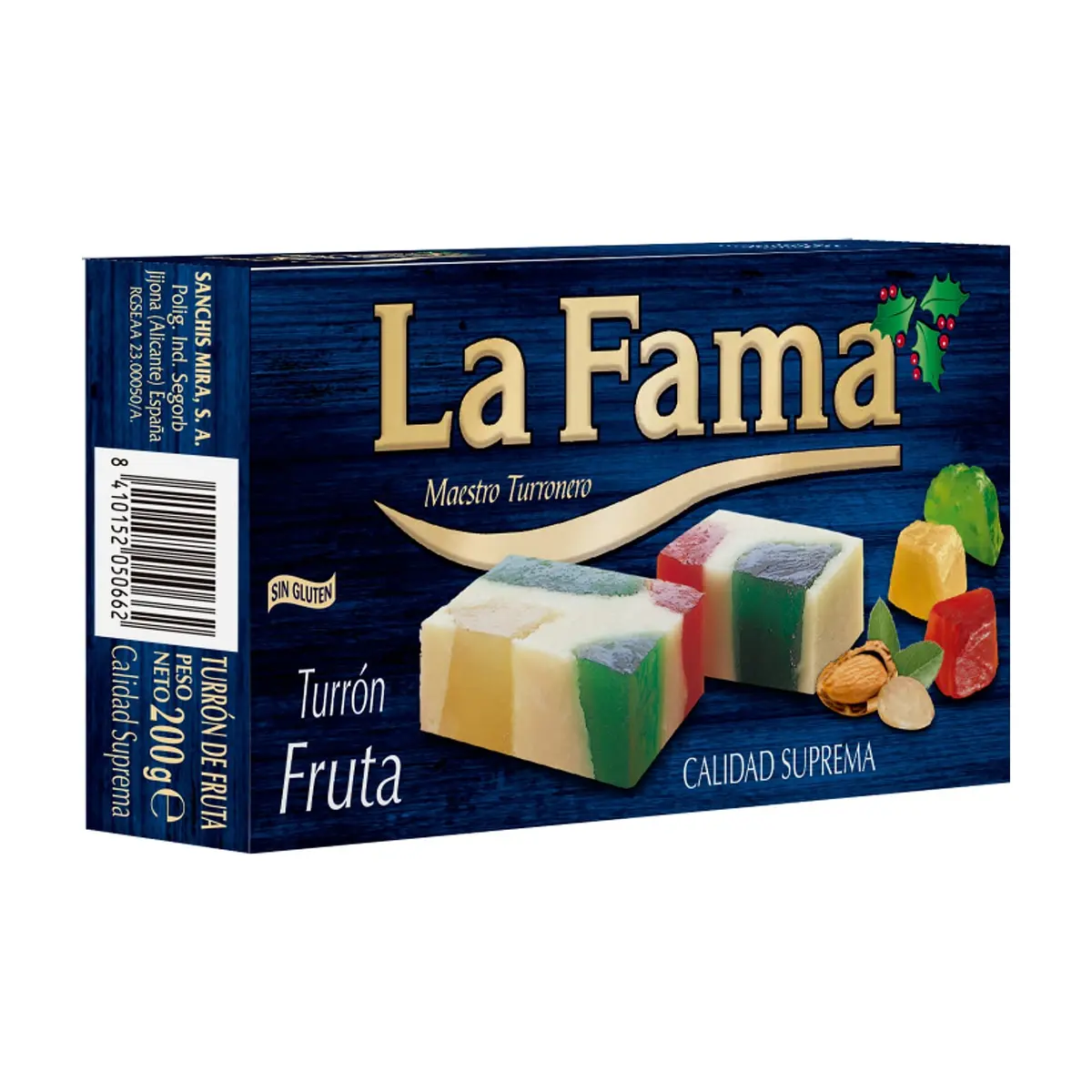 Turrón de fruta La Fama (200 g / 7 oz) - Imagen 1