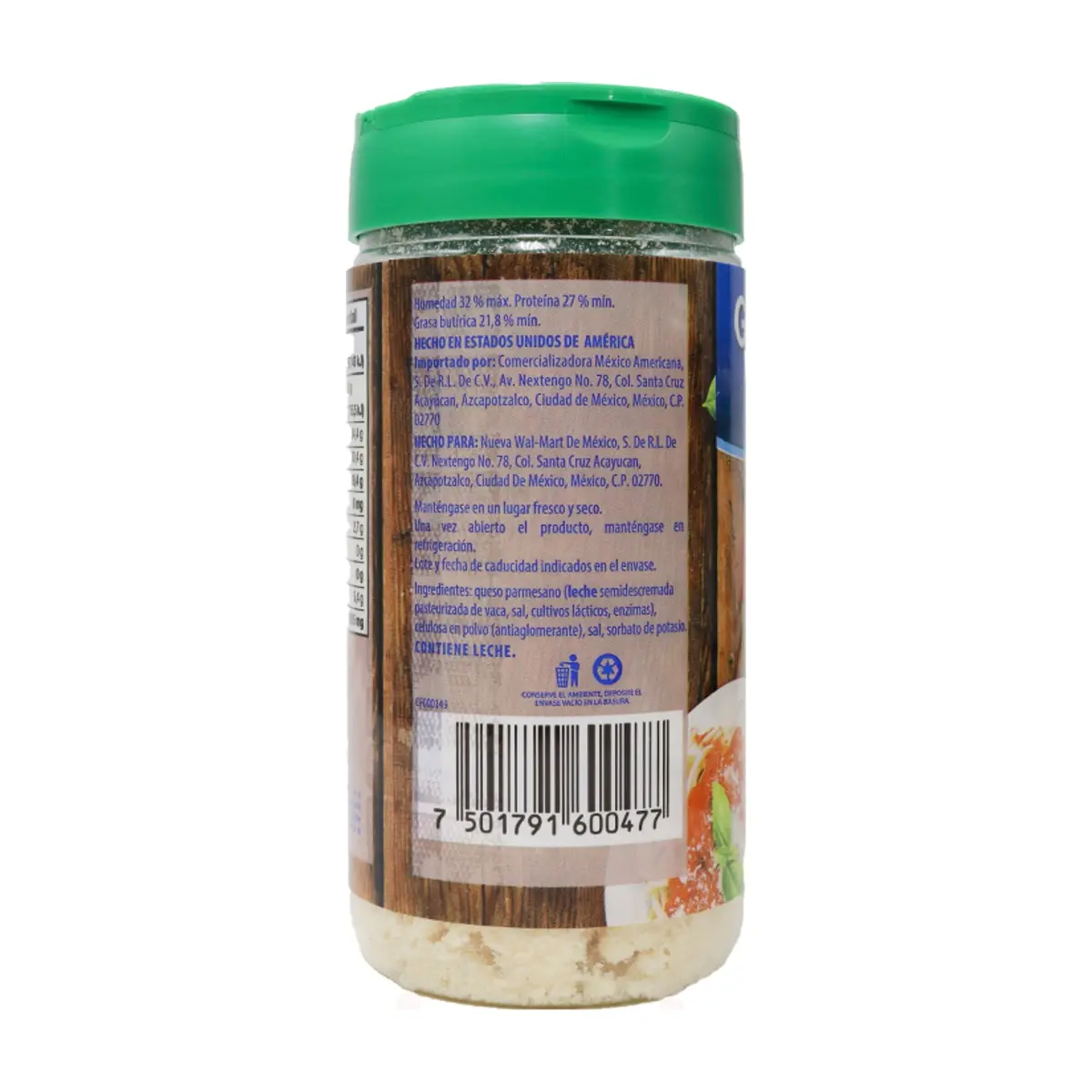 Queso parmesano molido Great Value (226 g / 7.97 oz) - Miniatura 5