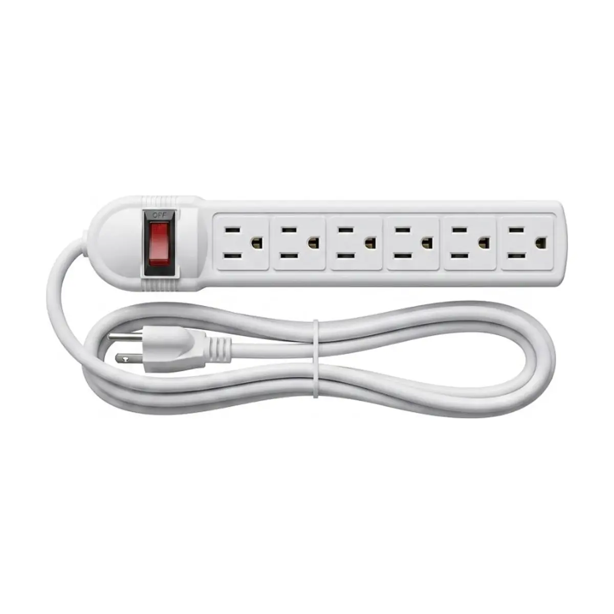 Extensión con sistema de 6 tomas y cable de 50 cm Saco 04-FR-33975