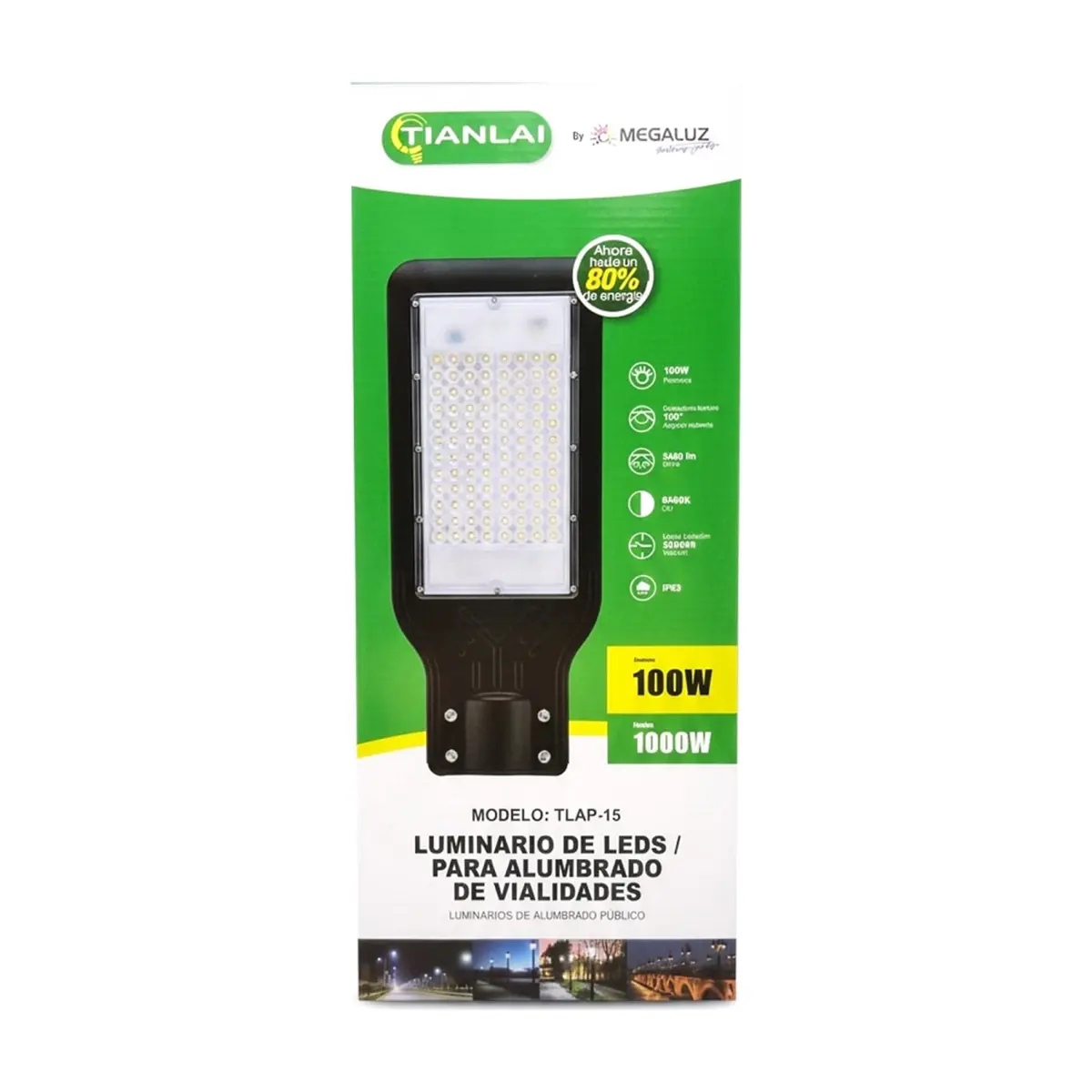 Reflector LED AP-16 100 W exterior Tianlai