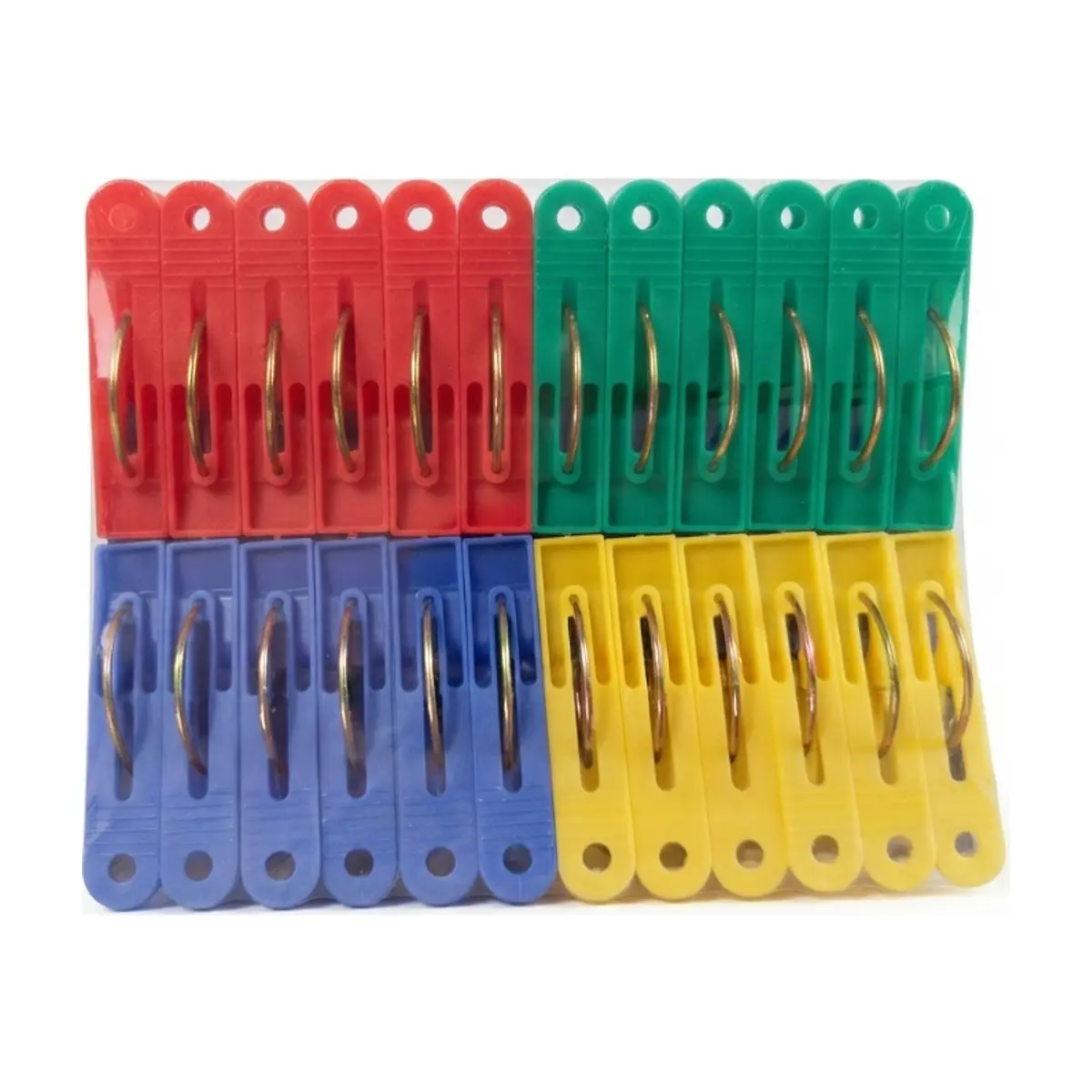 Pinzas plásticas para ropa con resorte metálico My Home