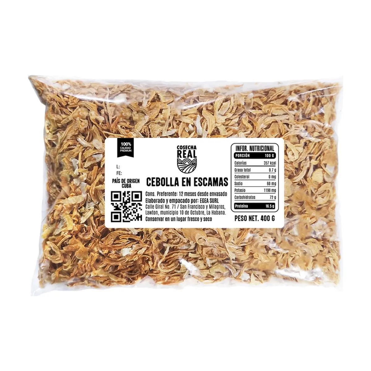 Cebolla en escamas Cosecha Real (400 g / 14.1 oz) - Thumbnail 2