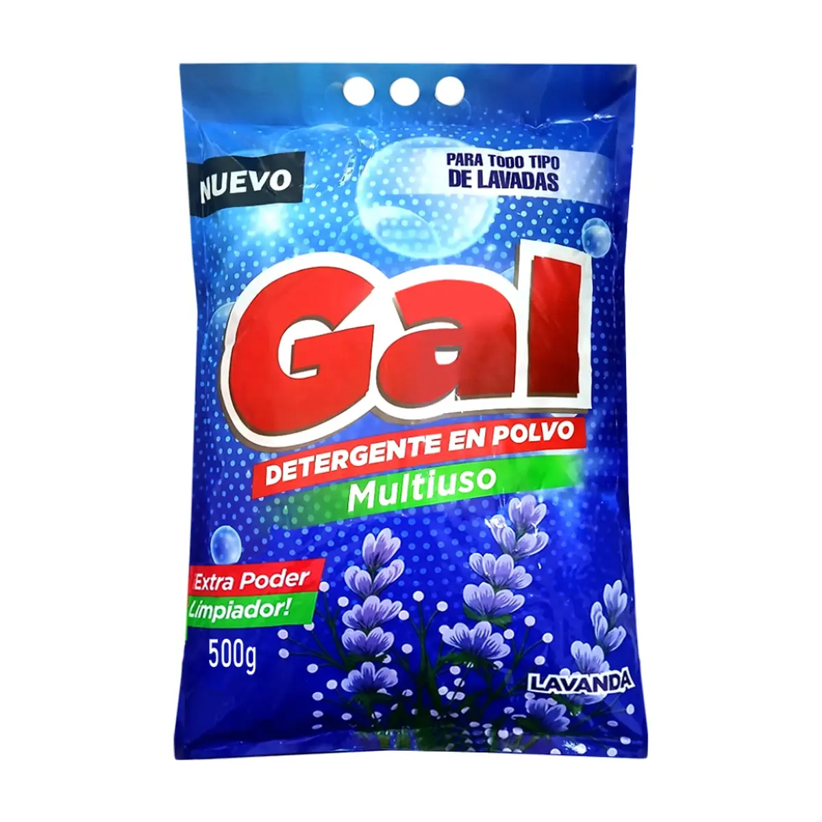 Detergente en polvo multiuso con aroma a lavanda Gal (500 g / 1.1 lb) - Imagen 1