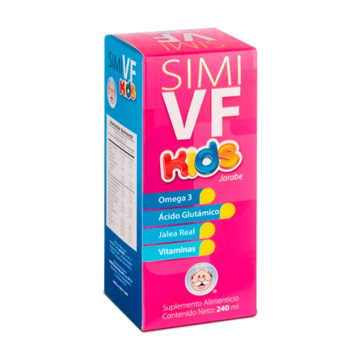 Suplemento alimenticio en jarabe para niños Simi VF Kids (240 ml)
