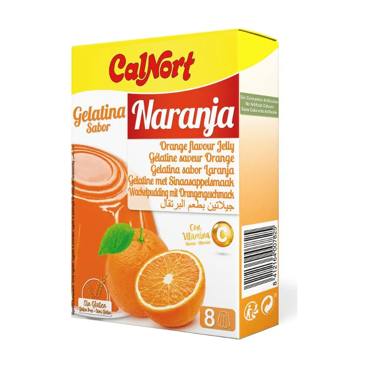 Gelatina Sabor Naranja (2u) CALNORT