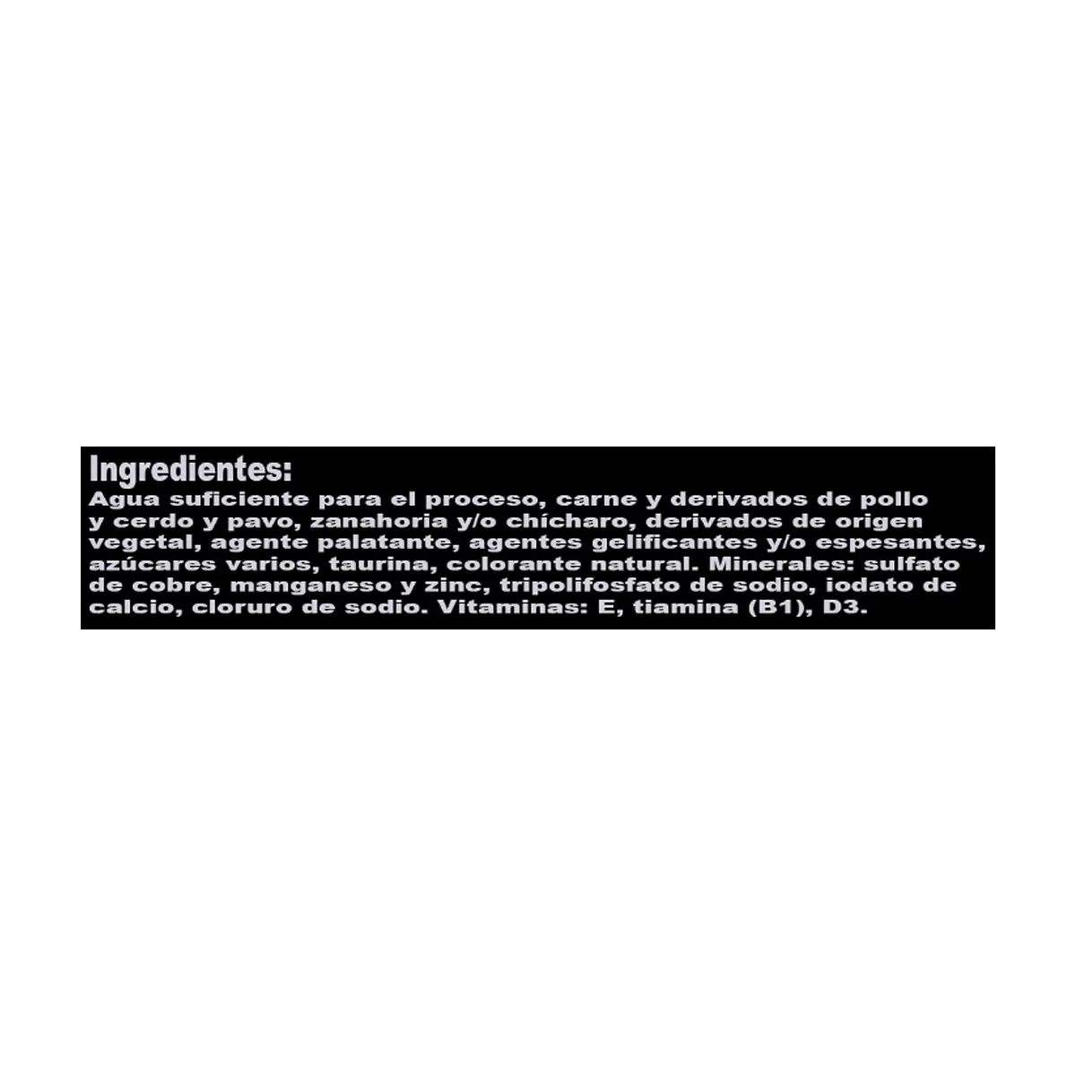 Alimento pollo en caldo con verduras para gatos adultos Minino Plus (85 g / 3 oz) - Thumbnail 3