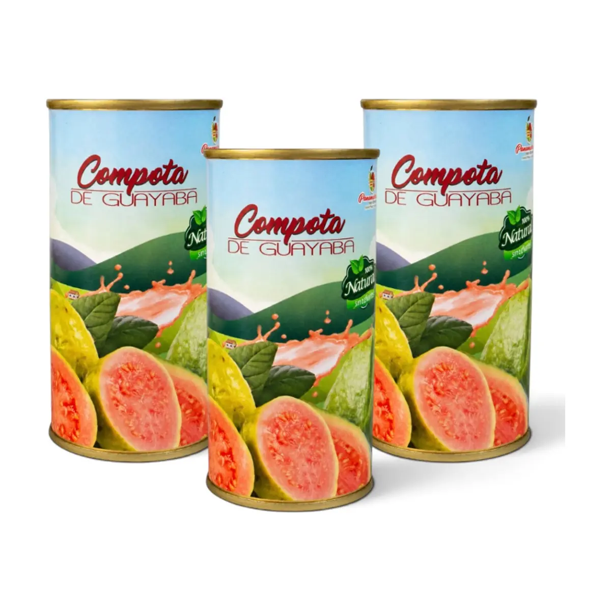 Compota de guayaba Placeres del Campo (3 X 220 g / 7.76 oz) - Imagen 1