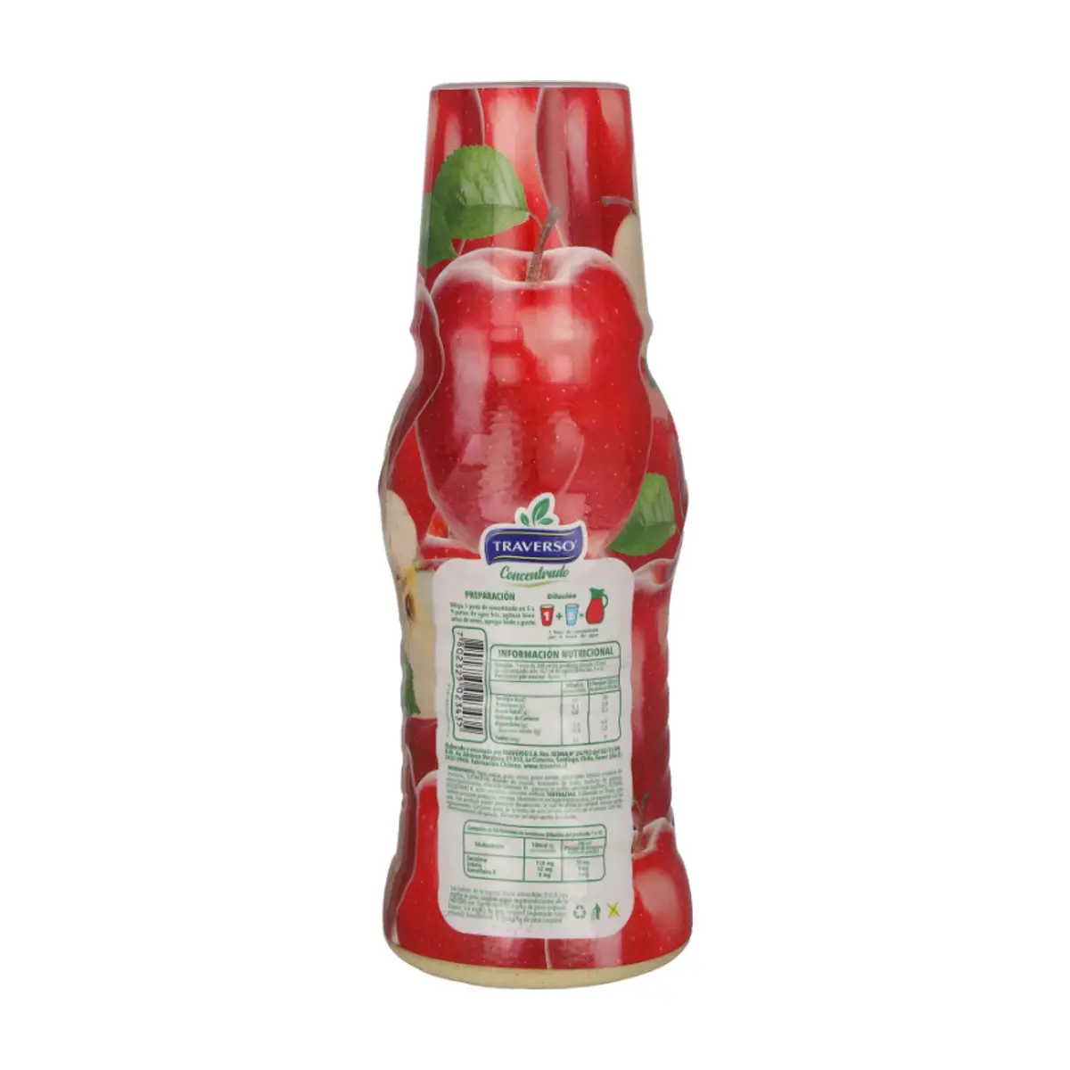 Jugo concentrado sabor manzana Traverso (3 x 900 ml) - Thumbnail 2