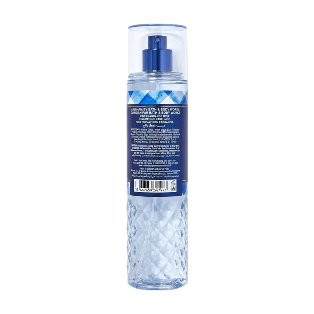 Spray de fragancia ligera gingham Bath & Body Works (236 ml) - Miniatura 2