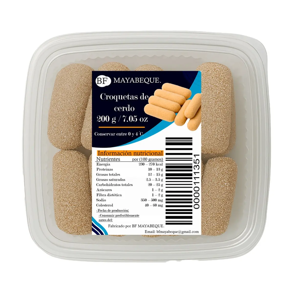 Croquetas de pollo BF Mayabeque (200 g / 7.05 oz) - Thumbnail 6