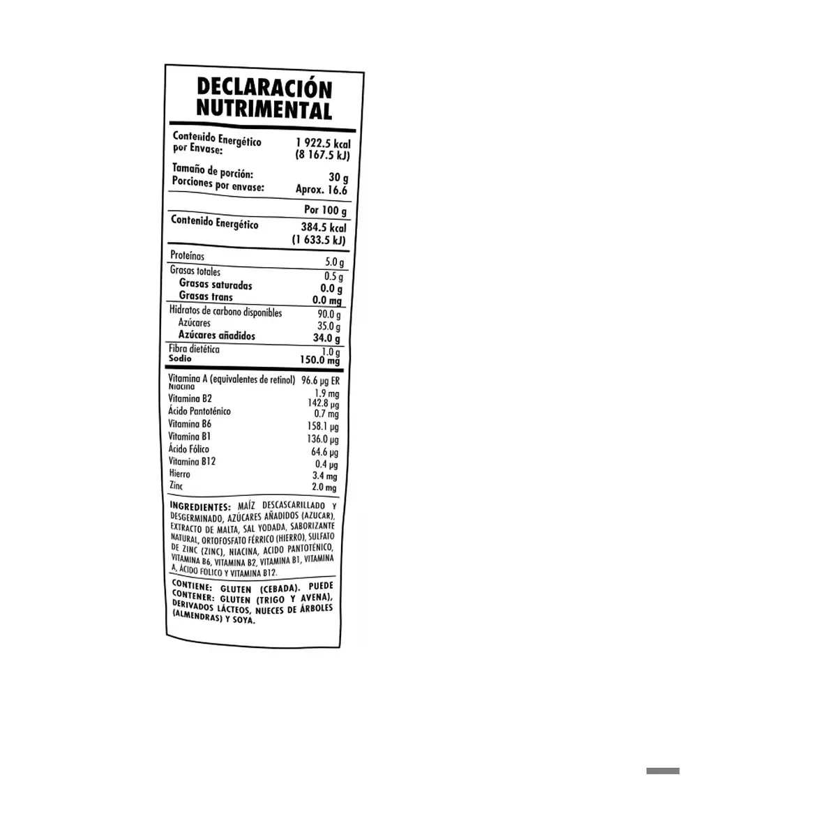Cereal de hojuelas de maíz con azúcar La Cosecha Golden Foods (500 g / 1.10 lb) - Thumbnail 4