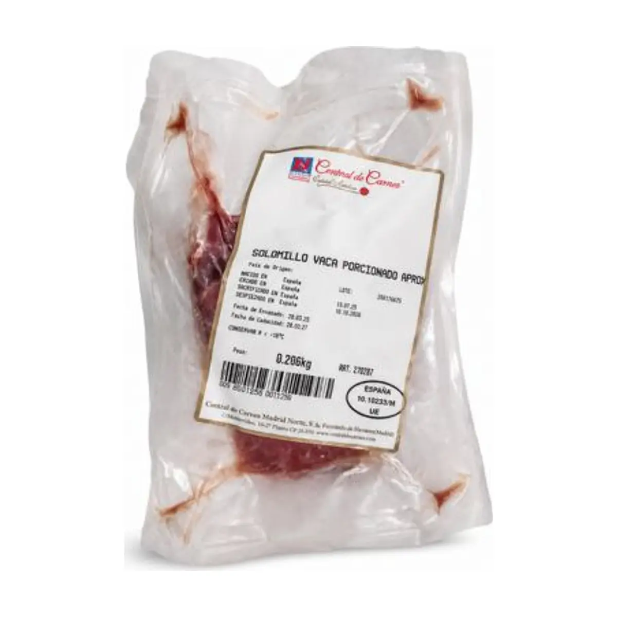 Solomillo congelado (200g) NORTEÑOS