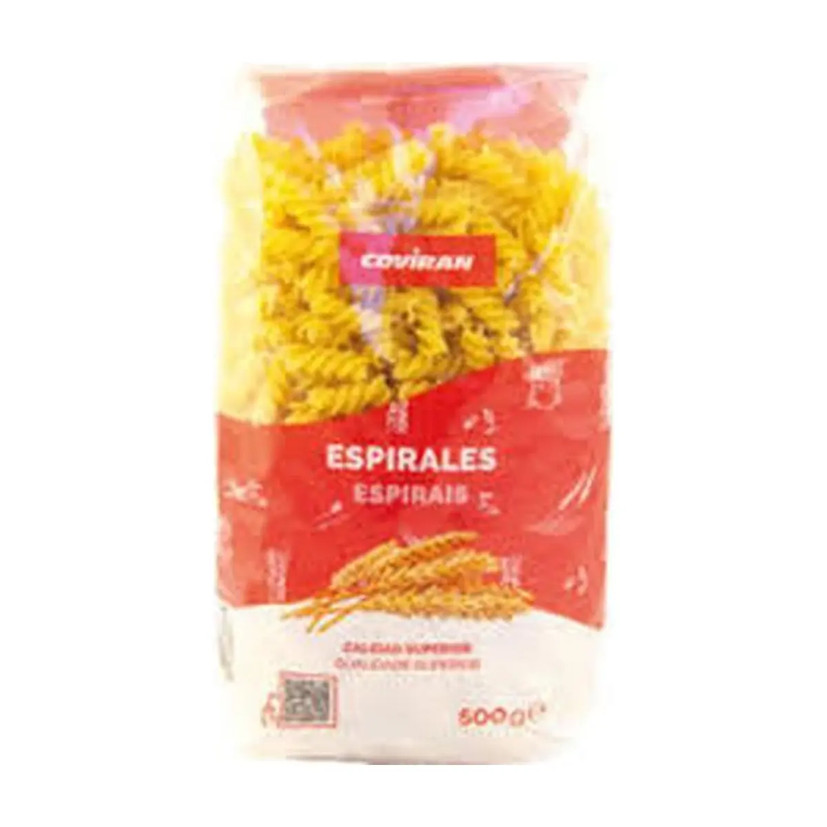 Pasta Espirales Covirán (500 g)