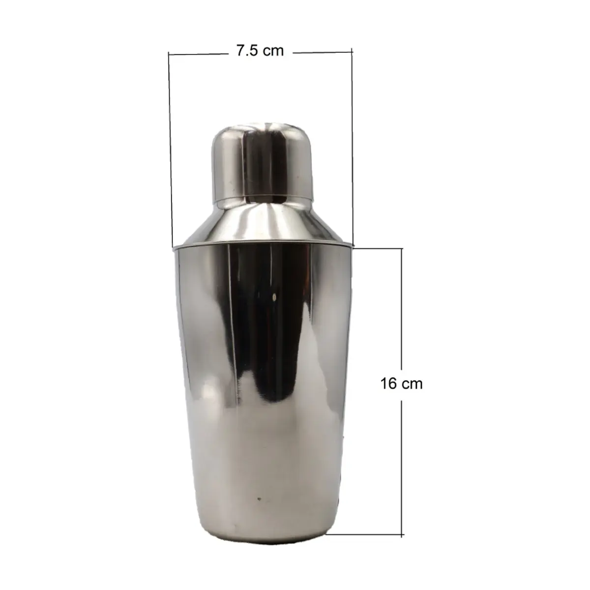 Coctelera metálica 250 ml Échale - Thumbnail 5