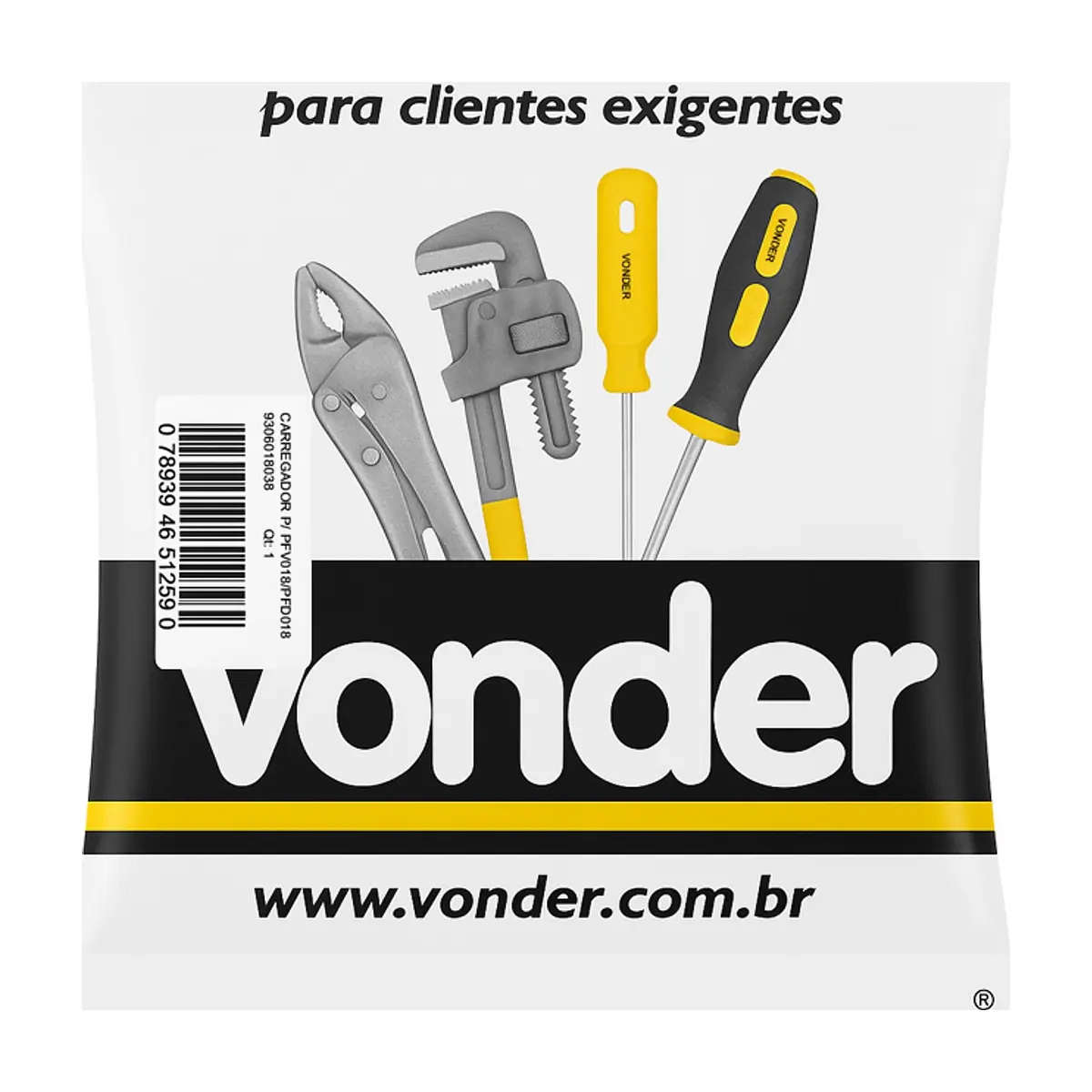 Cargador de 18 V fuente de carga para PFV018 / PFD018 / PFV 020 Vonder - Thumbnail 3