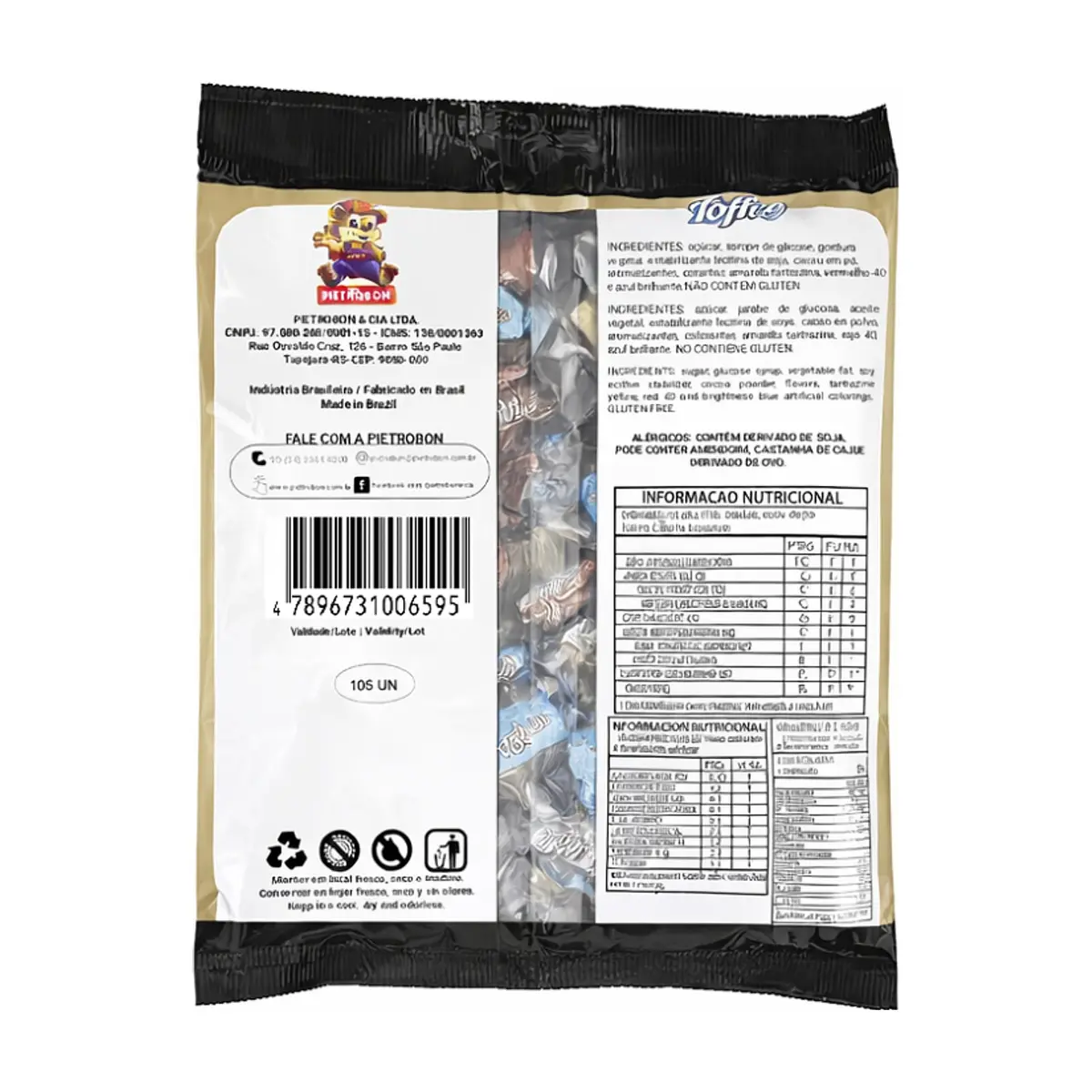 Caramelo masticable Toffee Pietrobon (300 g / 10.58 oz) - Thumbnail 3