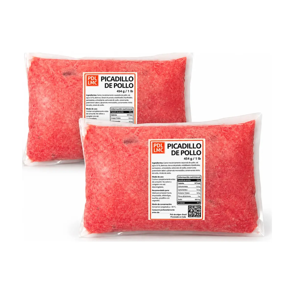 Picadillo de pollo PDL LMC (2 x 454 g / 1 lb) - Imagen 1