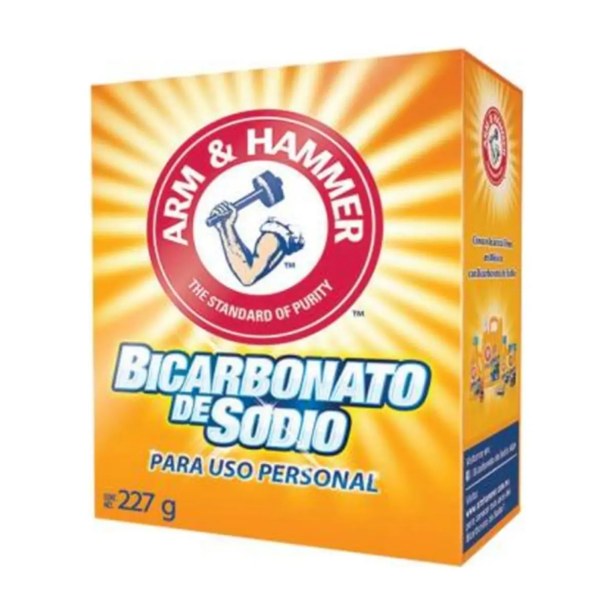 Bicarbonato de sodio para uso personal Arm & Hammer (227 g / 8 oz)
